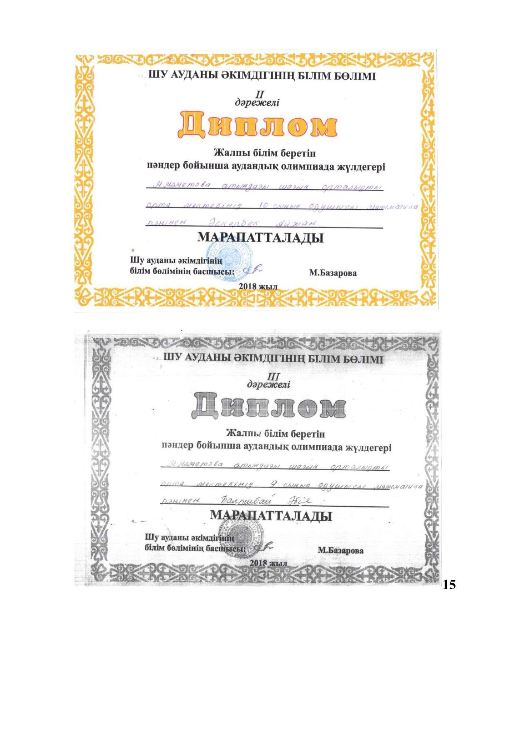 Мектеп  рейтингісі