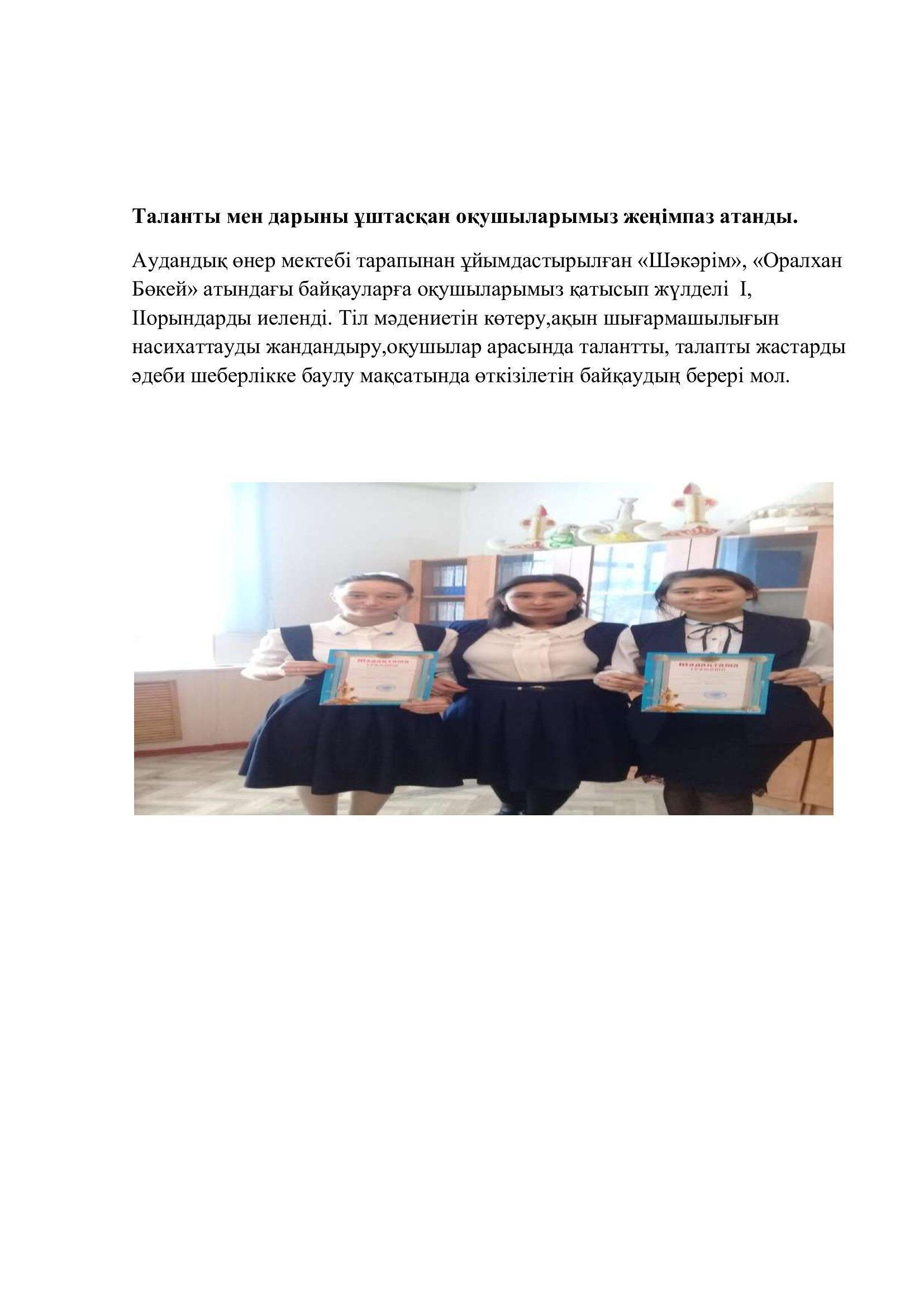 Мектеп  рейтингісі