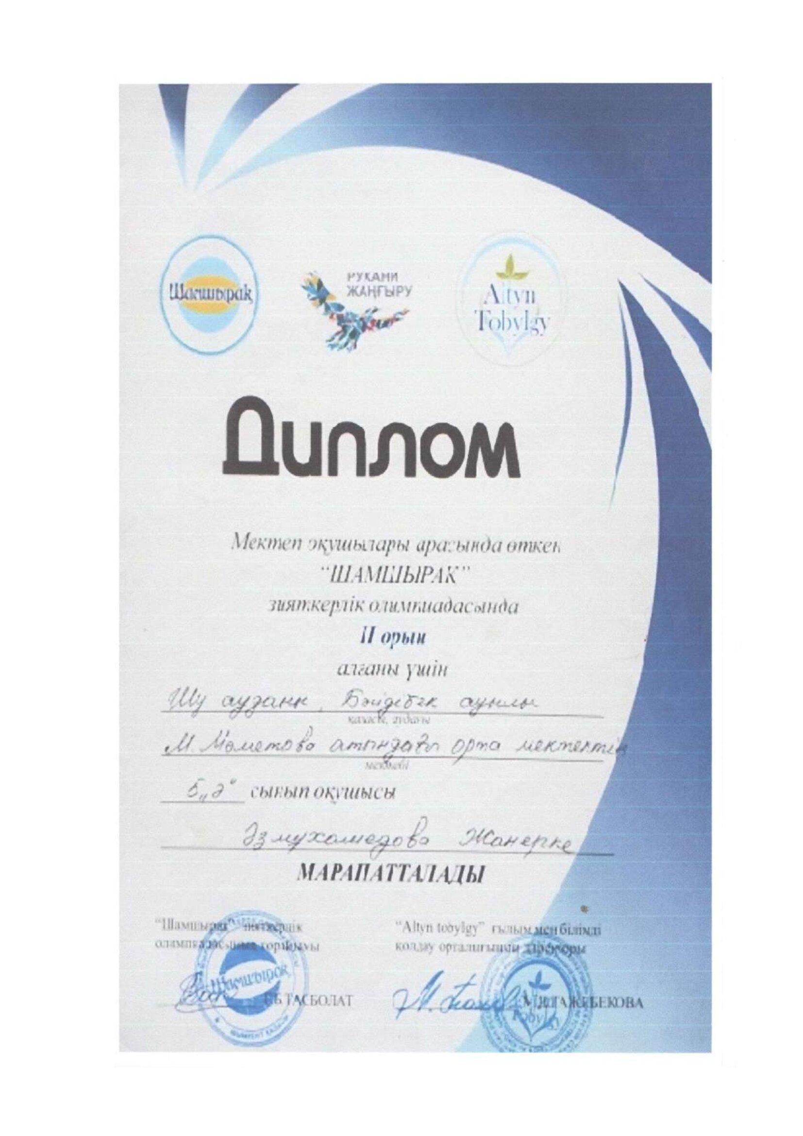 Мектеп  рейтингісі