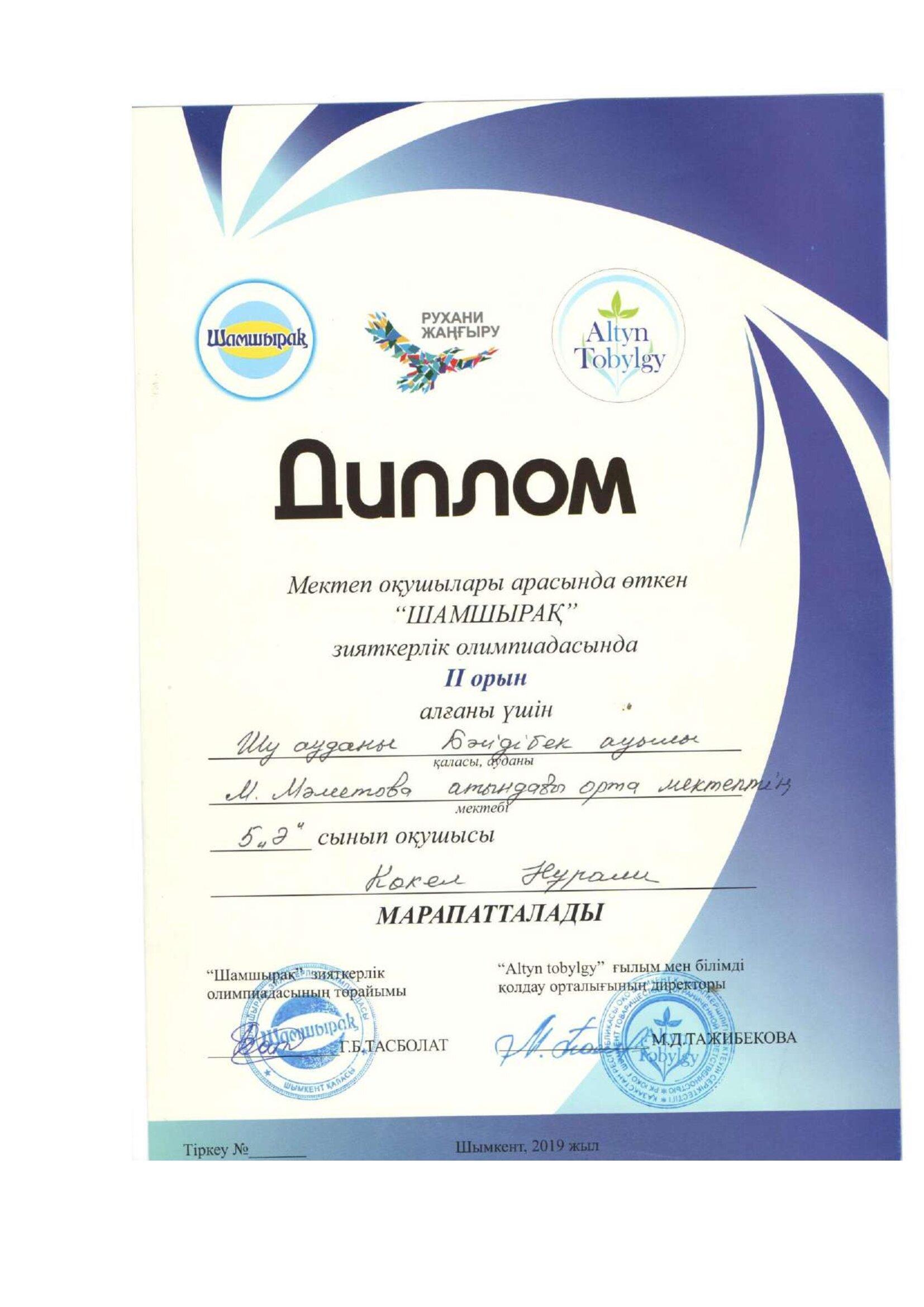 Мектеп  рейтингісі