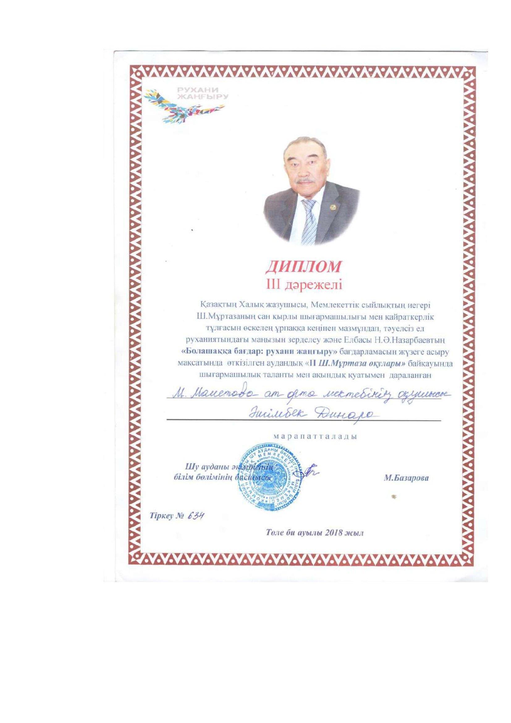 Мектеп  рейтингісі