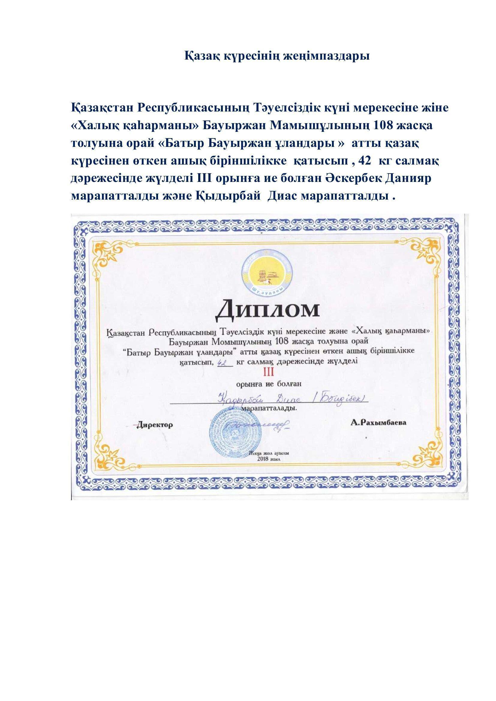 Мектеп  рейтингісі