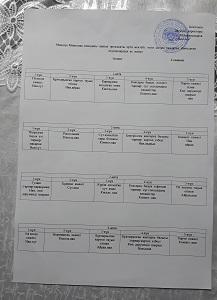 Мәншүк  Мәметова  атындағы  шағын  орталықты  орта  мектебінің  тегін  ыстық  тамақпен  қамтылған  ж/е  1-сынып  сынып  оқушылары  ас мәзірі /ақпан/