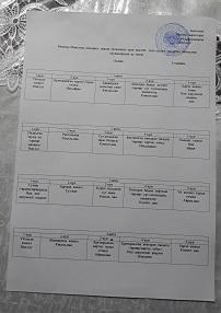 Мәншүк  Мәметова  атындағы  шағын  орталықты  орта  мектебінің  тегін  ыстық  тамақпен  қамтылған  ж/е  1-сынып  сынып  оқушылары  ас мәзірі /ақпан/